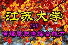 江苏大学考研专业课《199管理类联考综合能力》一对一辅导