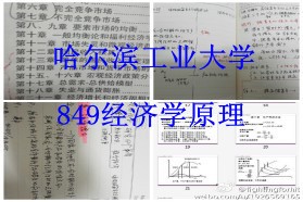 哈尔滨工业大学考研专业课《849经济学原理》一对一辅导